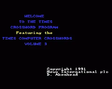 Times Crosswords, The - Vol. 1 & 2